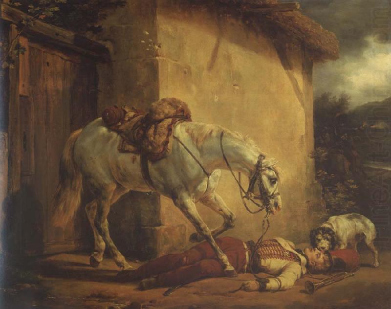 The angerschossene trumpeter, Emile Jean Horace Vernet